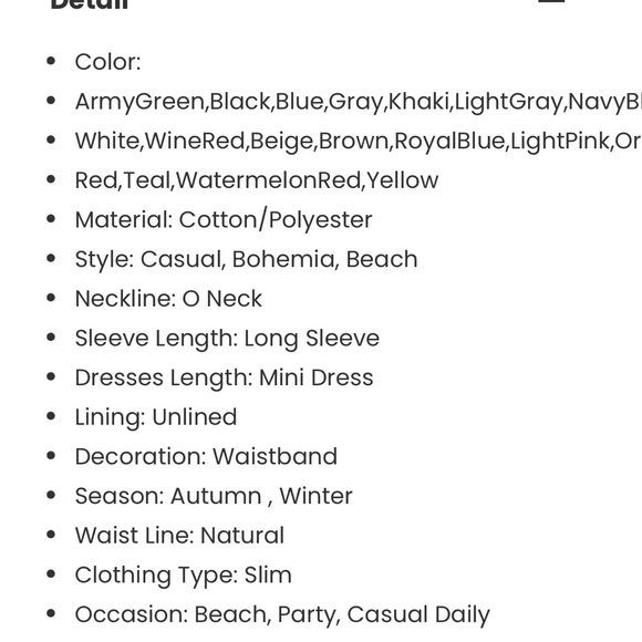 R. Vivimos  Winter Front Wrap Dress Long Sleeves Round
Neck M 138 - Picture 5 of 7